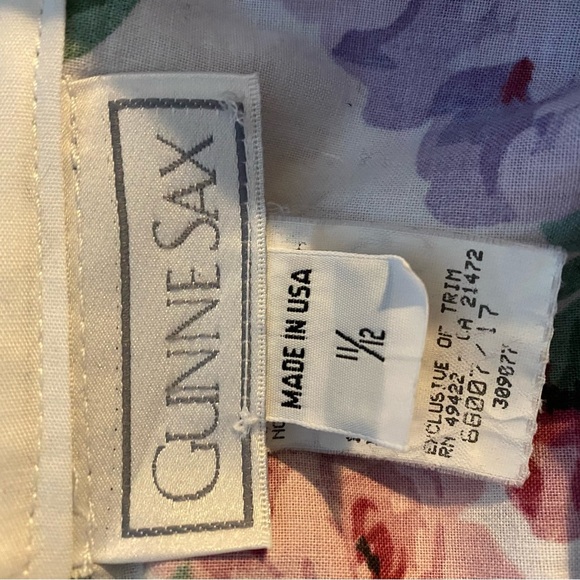 Gorgeous vintage Gunne Sax floral print cotton dress - Picture 4 of 9